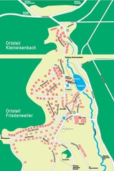 Screenshot Ortsplan Friedenweiler